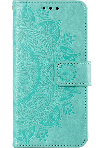 Sony Xperia 10 Vı Kılıf Mandala Çiçek Baskılı Flip Stand Telefon Kılıfı-Yeşil (Yurt Dışından) indirimleri