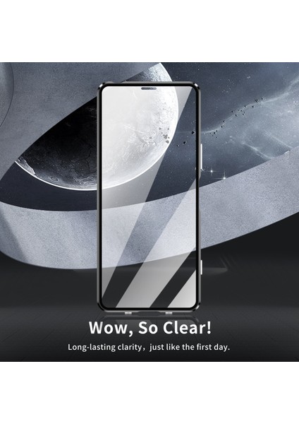 Sony Xperia 1 Iv 5g Için Düşmeye Karşı Dayanıklı Aşınmaya Karşı Dayanıklı Metal Çerçeve + Temperli Cam + Pc Hibrit Kapak Manyetik Kapatma Telefon Kabuğu Kılıfı-Siyah (Yurt Dışından) fiyatları