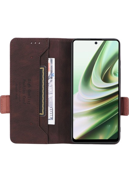 Oneplus Nord Ce3 5g Donanım Dekor Telefon Kılıfı Pu Deri Cüzdan Standı Düşmeye Lı Kapak-Kahve (Yurt Dışından) fiyatları