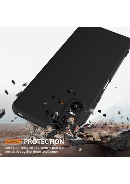Sony Xperia 10 Vı Kılıfı Için Magsafe Anti-Düşme Sıvı Silikon Telefon Kılıfı ve Kordon ile Uyumlu - Siyah (Yurt Dışından) modelleri
