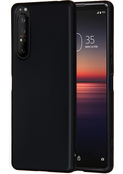 Sony Xperia 5 Iı-Siyah Için Sıvı Silikon Telefon Kılıfı (Yurt Dışından)