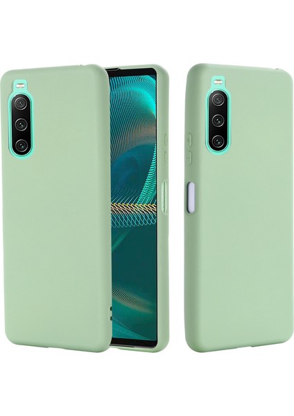Sony Xperia 10 Iv 5g Için Düşmeye Dayanıklı Sıvı Silikon Telefon Kılıfı Yumuşak Mikrofiber Astar Yastık Çizilmez Koruyucu Kılıf-Yeşil (Yurt Dışından) fiyatları
