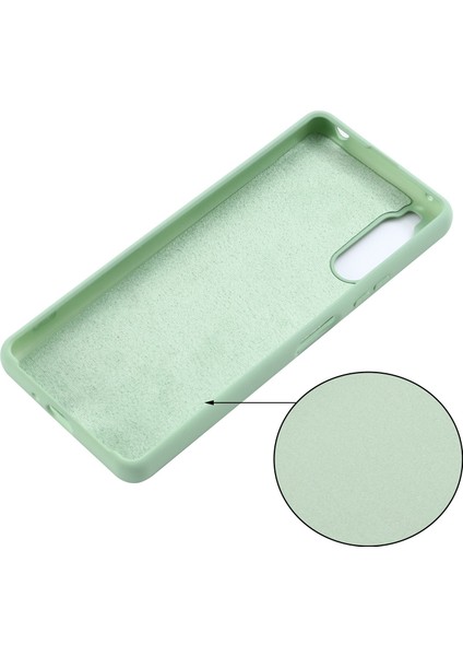 Sony Xperia 10 Iv 5g Için Düşmeye Dayanıklı Sıvı Silikon Telefon Kılıfı Yumuşak Mikrofiber Astar Yastık Çizilmez Koruyucu Kılıf-Yeşil (Yurt Dışından) modelleri