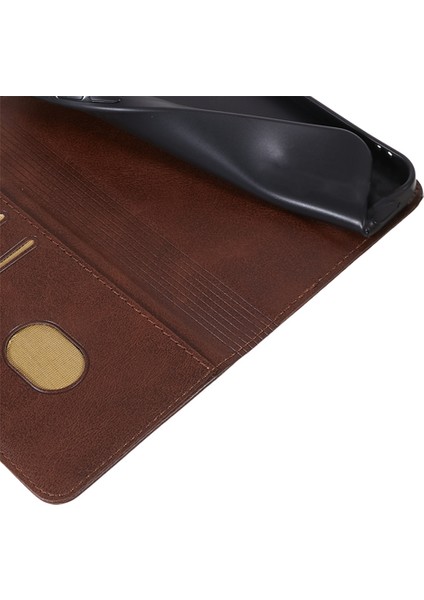 Sony Xperia 10 Vı Kılıf Folio Darbeye Dayanıklı Pu Deri Telefon Kılıfı Dana Dokusu-Kahverengi (Yurt Dışından) fırsatları