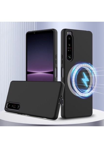 Sony Xperia 1 Iv 5g Kılıfı Magsafe Sıvı Silikon Telefon Kılıfı ile Uyumlu Kordonlu-Siyah (Yurt Dışından) fiyatları