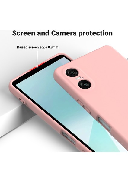 Sony Xperia 10 Vı Kılıf Sıvı Silikon Koruyucu Telefon Kılıfı El Kayışı Ile-Pembe (Yurt Dışından) fırsatları