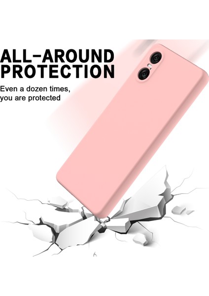 Sony Xperia 10 Vı Kılıf Sıvı Silikon Koruyucu Telefon Kılıfı El Kayışı Ile-Pembe (Yurt Dışından) indirimleri