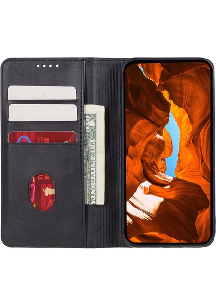 Sony Xperia 10 Vı Kılıf Folio Darbeye Dayanıklı Pu Deri Telefon Kılıfı Dana Dokusu-Siyah (Yurt Dışından) fiyatları