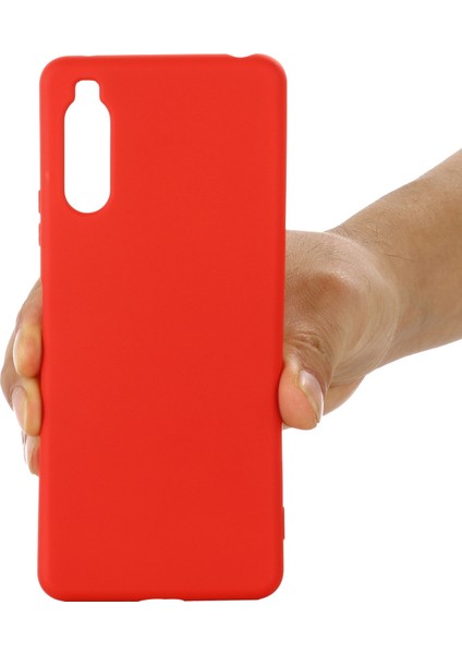 Sony Xperia 10 Iv 5g Için Düşmeye Dayanıklı Sıvı Silikon Telefon Kılıfı Yumuşak Mikrofiber Astar Yastık Çizilmez Koruyucu Kılıf-Kırmızı (Yurt Dışından) indirimleri