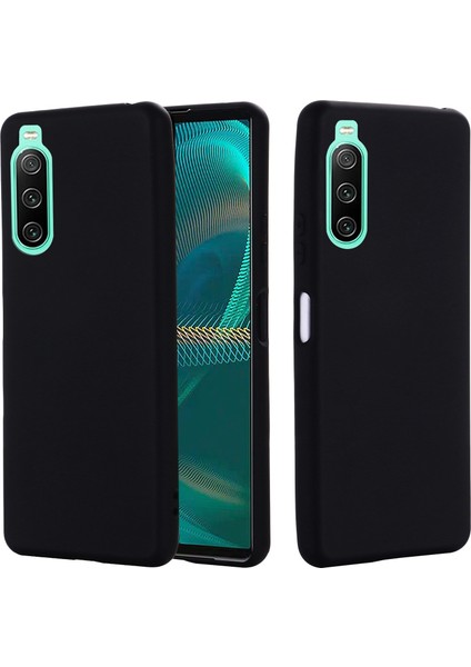 Sony Xperia 10 Iv 5g Için Düşmeye Dayanıklı Sıvı Silikon Telefon Kılıfı Yumuşak Mikrofiber Astar Yastık Çizilmez Koruyucu Kılıf-Siyah (Yurt Dışından) fiyatları