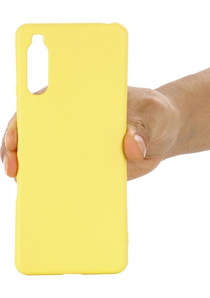 Sony Xperia 10 Iv 5g Için Düşmeye Dayanıklı Sıvı Silikon Telefon Kılıfı Yumuşak Mikrofiber Astar Yastık Çizilmez Koruyucu Kılıf-Sarı (Yurt Dışından) indirimleri