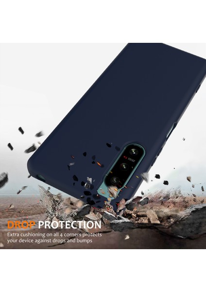 Sony Xperia 5 Iv 5g Sıvı Silikon Kılıf Askılı Magsafe Telefon Kılıfı ile Uyumlu-Koyu Mavi (Yurt Dışından) fiyatları