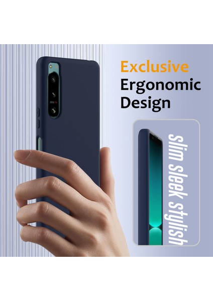 Sony Xperia 5 Iv 5g Sıvı Silikon Kılıf Askılı Magsafe Telefon Kılıfı ile Uyumlu-Koyu Mavi (Yurt Dışından) fırsatları