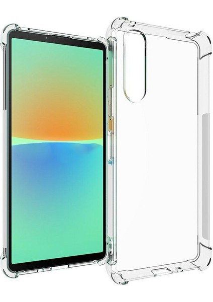 Sony Xperia 10 V Anti-Drop Yumuşak Tpu Telefon Kılıfı Şeffaf Anti-Kayma Koruyucu Kılıf (Yurt Dışından)