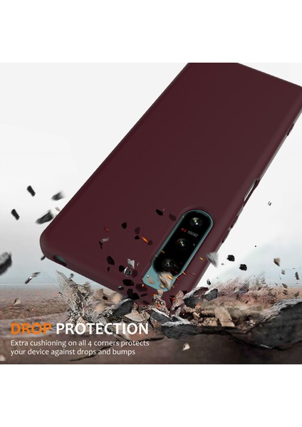 Sony Xperia 5 Iv 5g Sıvı Silikon Kılıf Askılı Magsafe Telefon Kılıfı ile Uyumlu-Şarap Kırmızısı (Yurt Dışından) fiyatları
