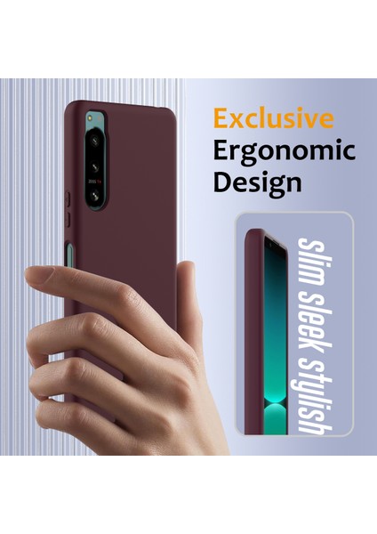 Sony Xperia 5 Iv 5g Sıvı Silikon Kılıf Askılı Magsafe Telefon Kılıfı ile Uyumlu-Şarap Kırmızısı (Yurt Dışından) fırsatları