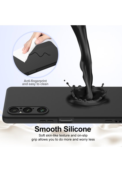 Sony Xperia 1 V Kılıfı Magsafe Anti-Düşme Sıvı Silikon Telefon Kılıfı ile Uyumlu-Siyah (Yurt Dışından) indirimleri