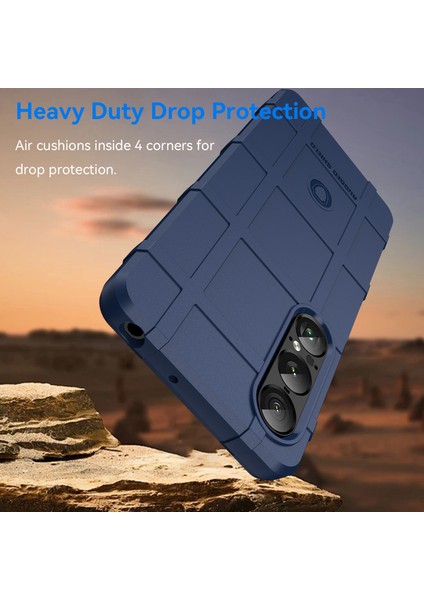 Sony Xperia 1 Vıı Kılıf Izgara Tasarım Yumuşak Tpu Çizilmeye Dayanıklı Telefon Kılıfı-Mavi (Yurt Dışından) modelleri