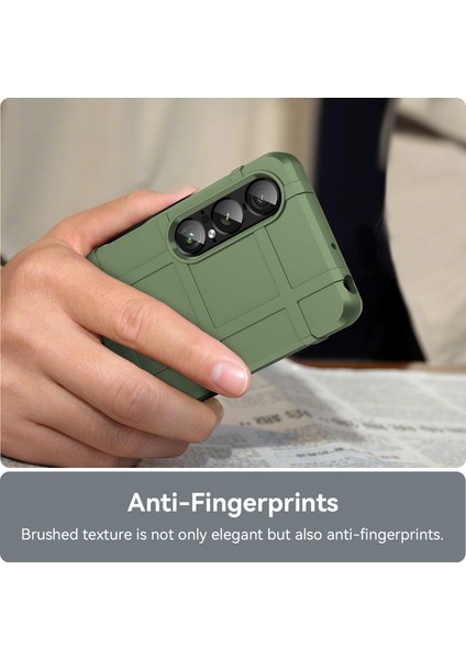 Sony Xperia 1 Vıı Kılıf Izgara Tasarım Yumuşak Tpu Çizilmeye Dayanıklı Telefon Kılıfı-Yeşil (Yurt Dışından) indirimleri