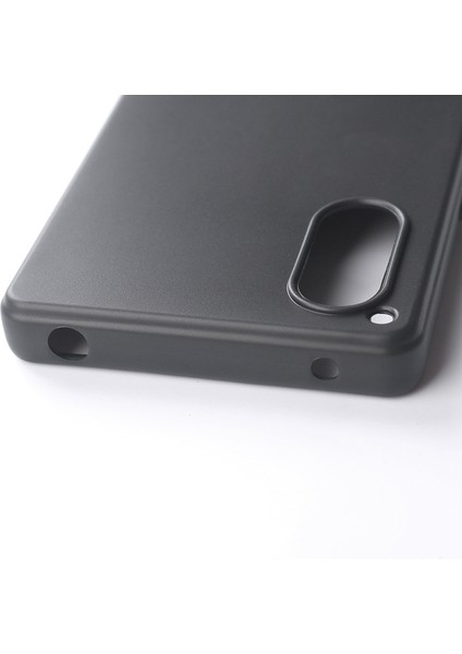 Sony Xperia 5 V Darbeye Dayanıklı Mat Doku Telefon Kılıfı Yumuşak Tpu Cep Telefonu Kılıfı-Siyah (Yurt Dışından) modelleri