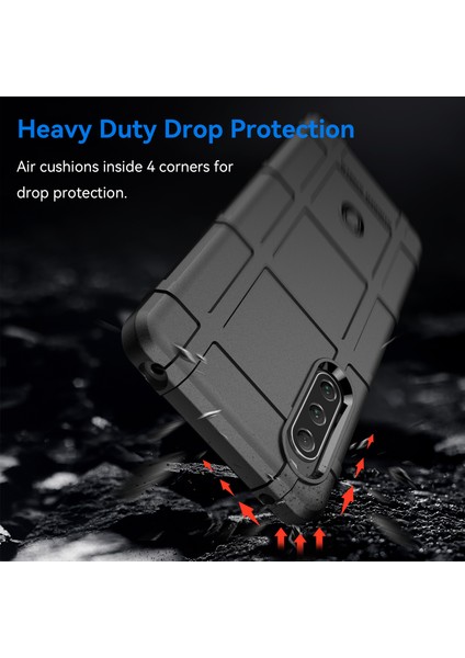 Sony Xperia 10 V Yumuşak Tpu Telefon Kılıfı Sağlam Kare Izgara Doku Çizilmeye Dayanıklı Koruyucu Kapak-Siyah (Yurt Dışından) modelleri