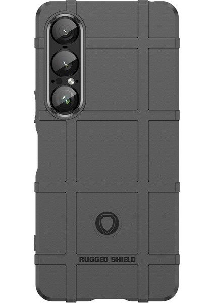 Sony Xperia 1 Vıı Kılıf Izgara Tasarım Yumuşak Tpu Çizilmeye Dayanıklı Telefon Kılıfı-Siyah (Yurt Dışından) fiyatları