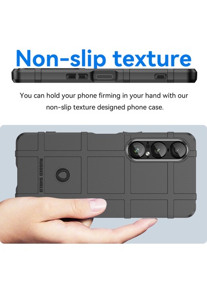 Sony Xperia 1 Vıı Kılıf Izgara Tasarım Yumuşak Tpu Çizilmeye Dayanıklı Telefon Kılıfı-Siyah (Yurt Dışından) fırsatları