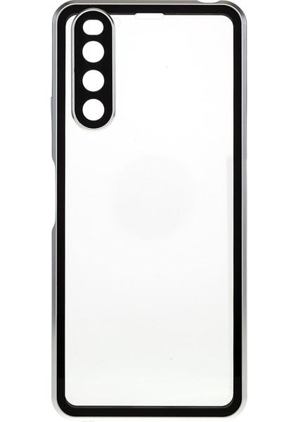 Sony Xperia 10 Iv 5g Düşmeye Karşı Dayanıklı Telefon Kılıfı Metal Çerçeve + Temperli Cam + Pc Arka Hibrit Kapak Manyetik Kapatma Telefon Kabuk Kılıfı-Gümüş (Yurt Dışından) fiyatları