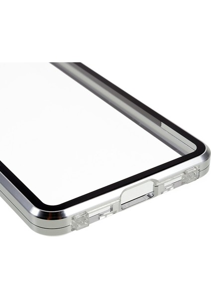 Sony Xperia 10 Iv 5g Düşmeye Karşı Dayanıklı Telefon Kılıfı Metal Çerçeve + Temperli Cam + Pc Arka Hibrit Kapak Manyetik Kapatma Telefon Kabuk Kılıfı-Gümüş (Yurt Dışından) indirimleri