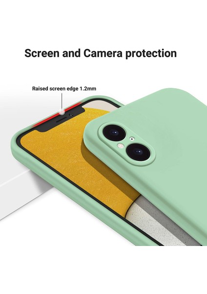 Sony Xperia 5 V Cep Telefonu Kılıfı Sıvı Silikon + Yumuşak Astar Kabuk Çizilmez Kapak-Yeşil (Yurt Dışından) indirimleri