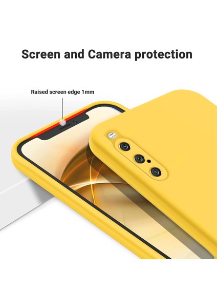 Sony Xperia 10 V Sıvı Silikon Telefon Kılıfı Yumuşak Astarlı Darbeye Dayanıklı Kılıf Kayışlı-Sarı (Yurt Dışından) indirimleri