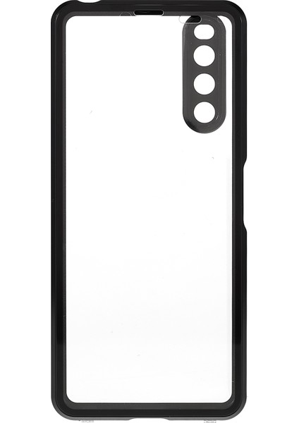 Sony Xperia 10 Iv 5g Düşmeye Karşı Dayanıklı Telefon Kılıfı Metal Çerçeve + Temperli Cam + Pc Arka Hibrit Kapak Manyetik Kapatma Telefon Kabuğu Kılıfı-Siyah (Yurt Dışından) fiyatları
