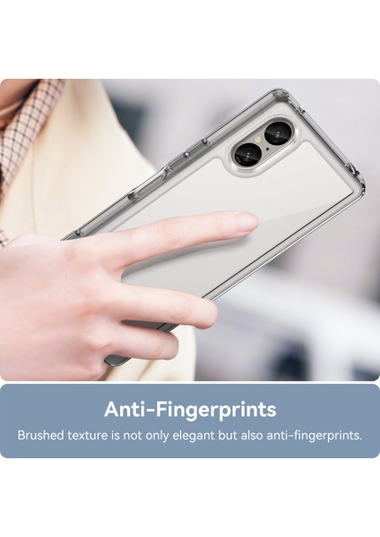 Sony Xperia 5 V Kılıf Tpu+Akrilik Cep Telefonu Arka Koruyucu Kapak-Şeffaf (Yurt Dışından) indirimleri