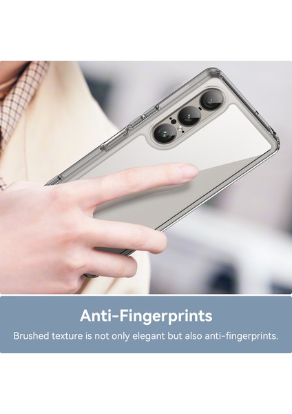 Sony Xperia 1 Vıı Kılıf Tpu+Akrilik Koruyucu Şeffaf Telefon Kılıfı-Şeffaf (Yurt Dışından) indirimleri