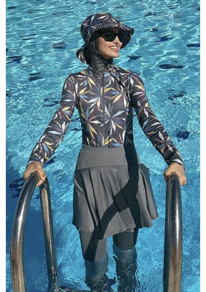 Tesettür Mayo Tenisçi Etek Gri fırsatları