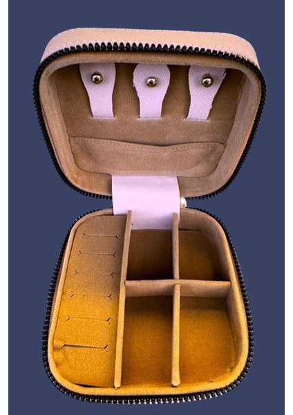 Şık Pudra Pembe Takı Çantası, Hafif ve Zarif Tasarım fiyatları