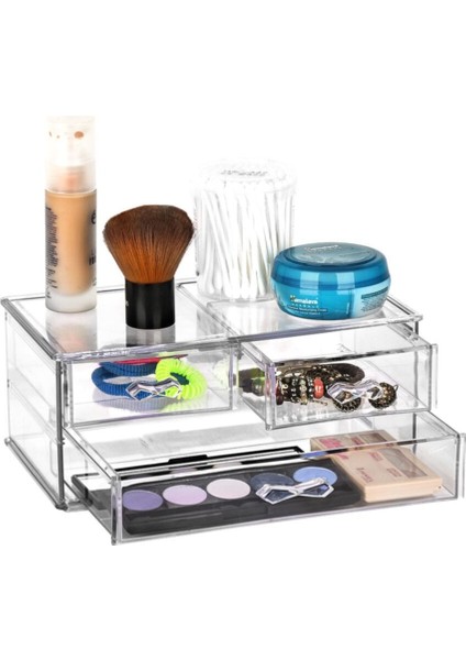 Çekmeceli Çok Amaçlı Makyaj ve Takı Organizeri, Şık ve Pratik Saklama Çözümü