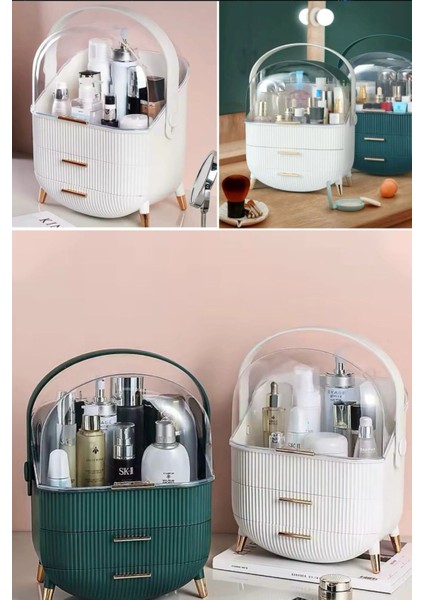 Pratik Makyaj ve Bakım Düzenleyici Kutu, Şık ve Kullanışlı Tasarım fırsatları