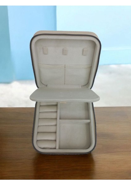 Küçük Boy Takı Saklama Kutusu, Seyahat Için Deri ve Ahşap Tasarım fırsatları