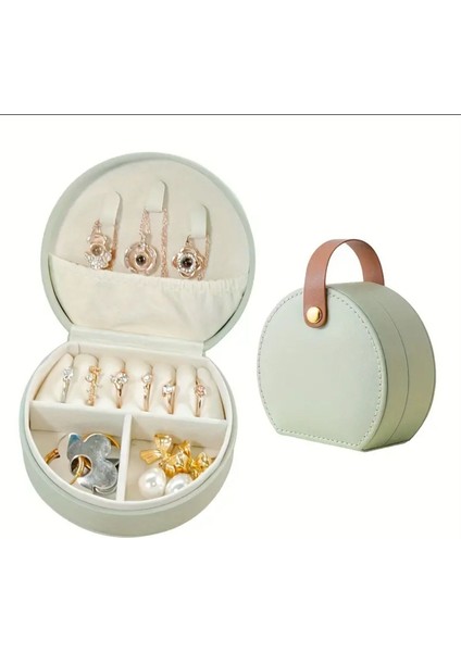 Mini Turkuaz Çanta Tarzı Takı Düzenleyici, Şık ve Kullanışlı Tasarım