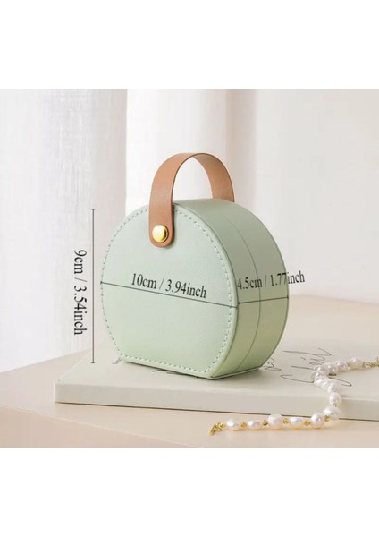 Mini Turkuaz Çanta Tarzı Takı Düzenleyici, Şık ve Kullanışlı Tasarım modelleri