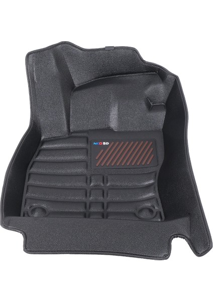 Porsche Panamera 2017-2024 Uyumlu Ithal, Suni Deri, Eva Dolgulu Havuzlu 5d Paspas