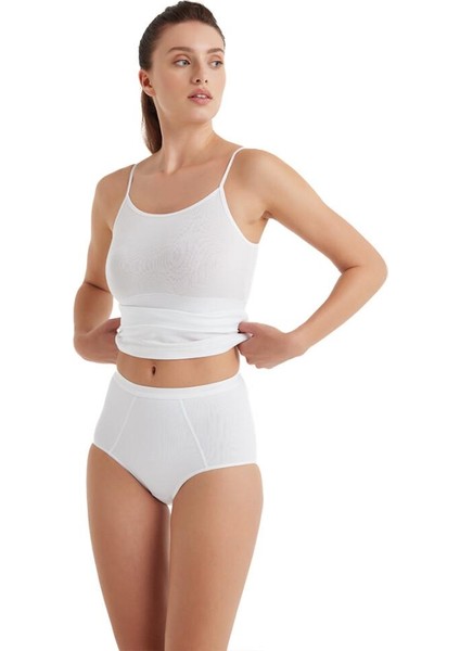 Korse Külot Büyük Beden Beyaz 1325