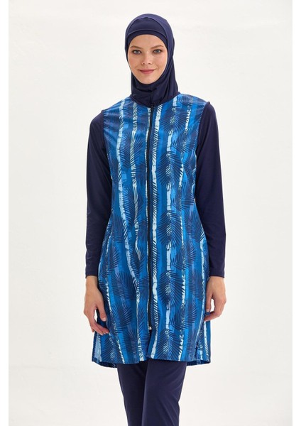 Argento Rivamare Tam Kapalı Battal Tesettür Mayo 0761-118-1 fiyatları