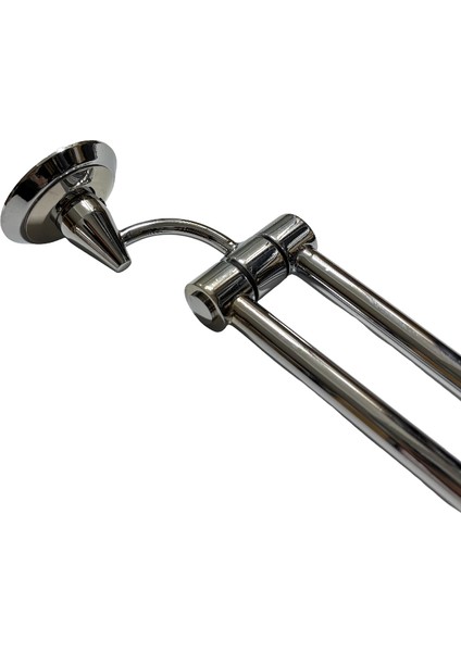 Yonca Çift Kollu Banyo Havluluk, Duvara Monte, Şık ve Dayanıklı, Pirinç Malzeme fırsatları