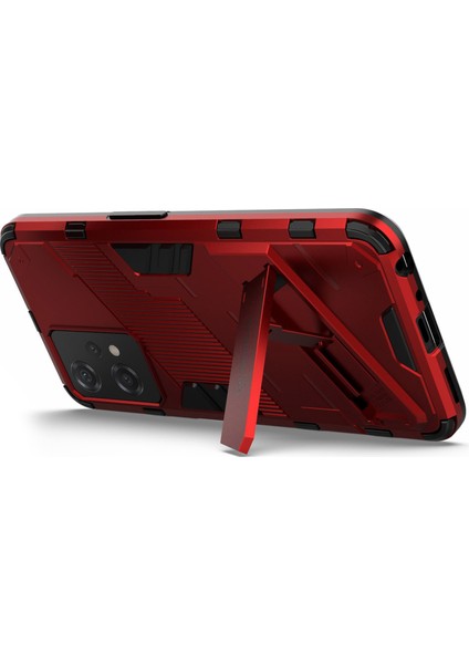 Oneplus Nord Ce 2 Lite 5g Telefon Kılıfı Kickstand Tpu+Pc Darbeye Dayanıklı Sağlam Zırh Kılıfı-Kırmızı (Yurt Dışından) fırsatları