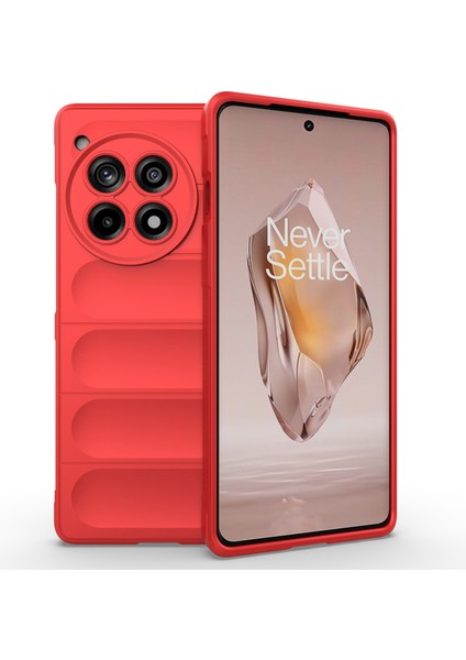 Oneplus Ace 3 5G/12R 5g Tpu Kılıf Düşmeye Karşı Dayanıklı Cep Telefonu Arka Kapağı-Kırmızı (Yurt Dışından)
