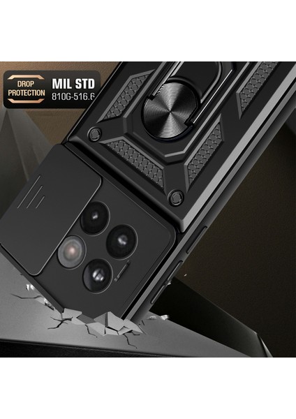 Oneplus 13R 5g/ace 5 Pro 5g/ace 5 5g Pc+Tpu Kickstand Telefon Kılıfı Kayar Kamera Kapağı-Gümüş (Yurt Dışından) indirimleri