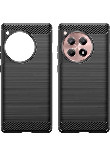 Oneplus 12R 5g/ace 3 5g Kılıf Fırçalanmış Tpu Parmak Izi Önleyici Telefon Kılıfı-Siyah (Yurt Dışından) modelleri