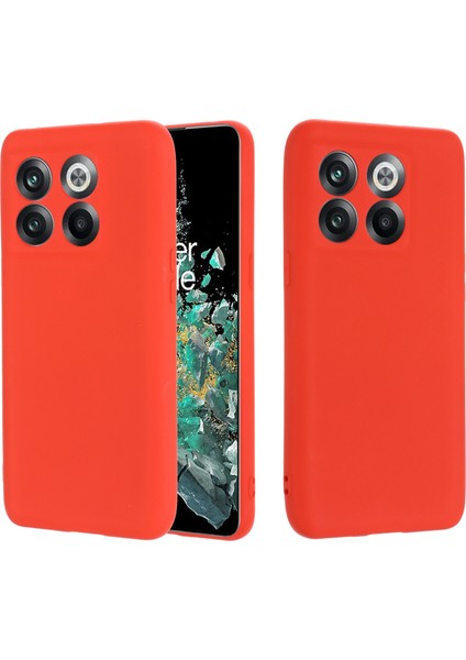 Oneplus 10T 5g/ace Pro 5g Sıvı Silikon Darbeye Dayanıklı Koruyucu Telefon Kılıfı Yumuşak Elyaf Astarlı Çizilmez Kılıf Kayışlı-Kırmızı (Yurt Dışından) fiyatları